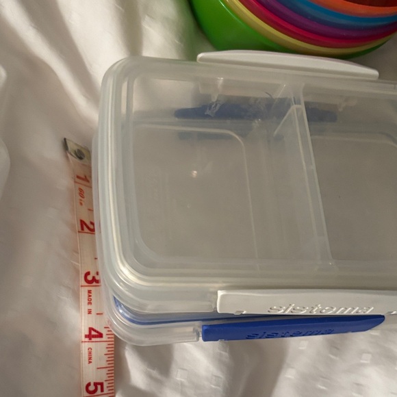 Make offer! IKEA Kalas Bowls Cup Set of 6 each;  2 Sistema covered containers - Picture 7 of 11